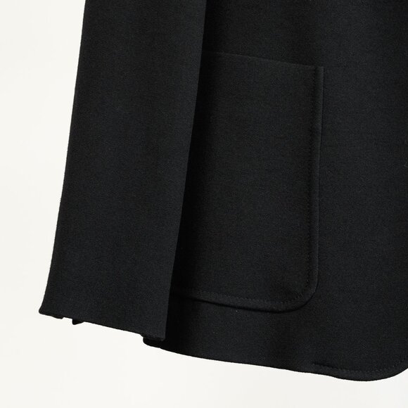 Stella McCartney PF/12 Black Viscose-Crepe Longline Blazer - Picture 7 of 10